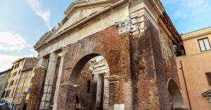 Portico Ottavia ghetto Ebraico Roma